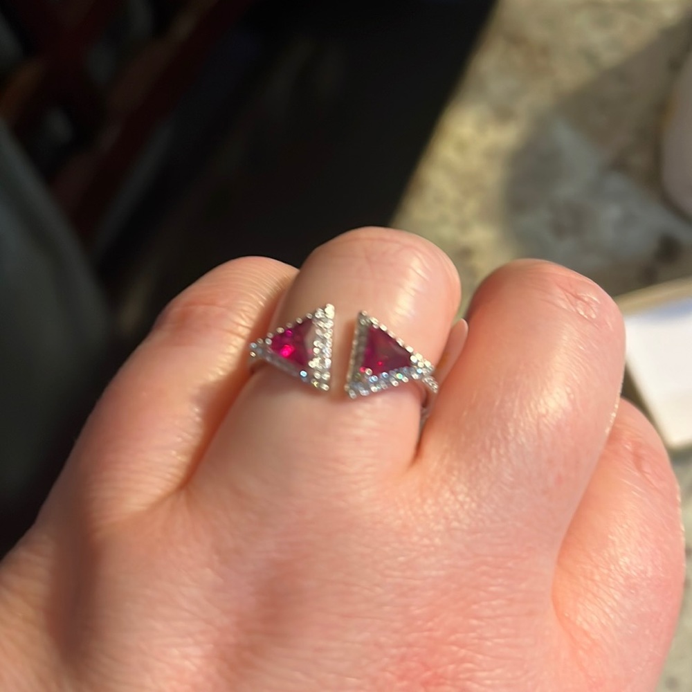 Size 7 lab created ruby corundum